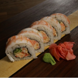 uramaki california z krewetką